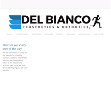 Tablet Screenshot of delbiancopo.com